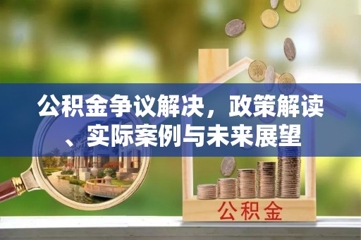 乡城公积金争议解决，政策解读、实际案例与未来展望