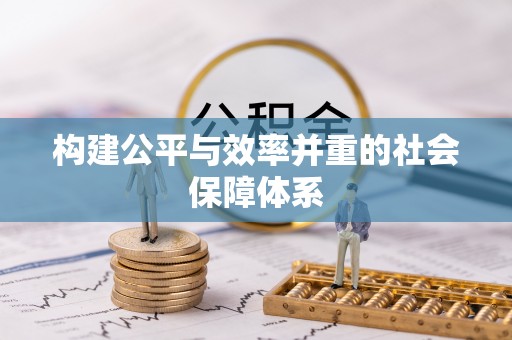 乡城构建公平与效率并重的社会保障体系